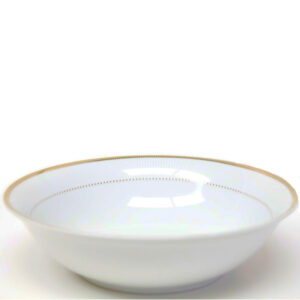 Serving bowl ( 9"x 2"depth) Gold DUCHESSE