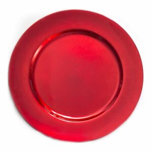 Charger plate Simple - RED
