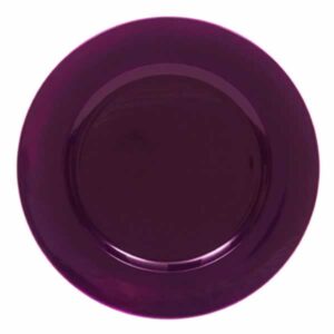 Charger plate Simple - PLUM