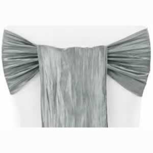 Chair Sash Taffeta - SILVER