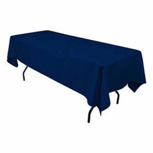 Tablecloth rect. 54" x 120" Polyester - NAVY BLUE