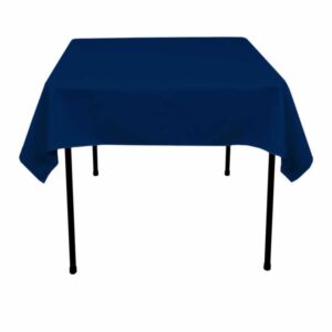 Tablecloth square 54" x 54" Polyester - NAVY BLUE