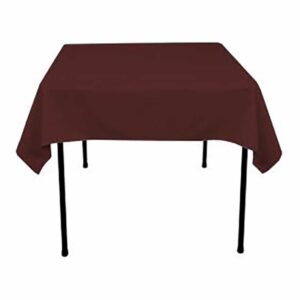 Tablecloth square 54" x 54" Polyester - CHOCOLAT BROWN